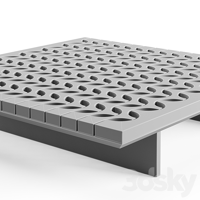 Cobogo Copacabana Coffee table 3ds Max - thumbnail 3