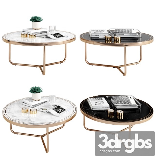 Coco republic hollywood coffee table 2 3dsmax Download - thumbnail 1