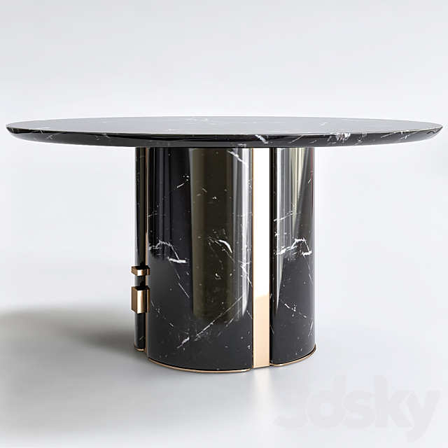 Cofee table Minotti 3DS Max Model - thumbnail 1