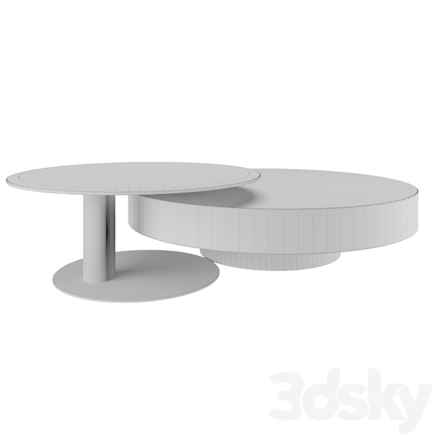 Coffee (coffee) table Arena Bond Design Yasuhiro Shito 3DSMax File - thumbnail 2