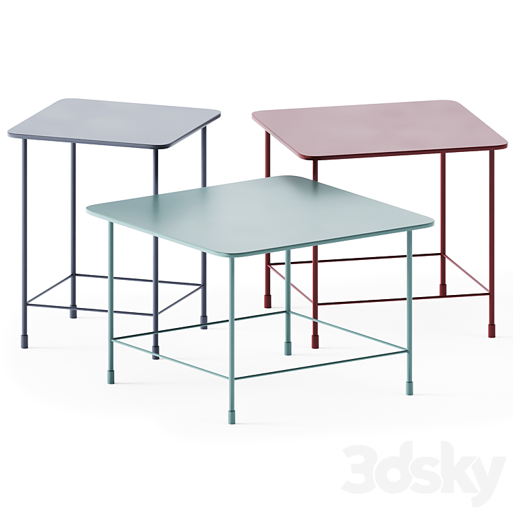 Coffee Side Table Au by Baxter 3DS Max - thumbnail 2