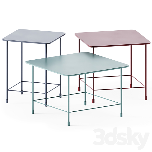 Coffee Side Table Au by Baxter 3DSMax File - thumbnail 2