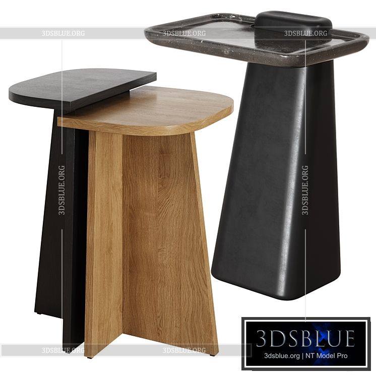 Coffee side tables 2 Budi Rugani LaRedoute 3DS Max - thumbnail 3