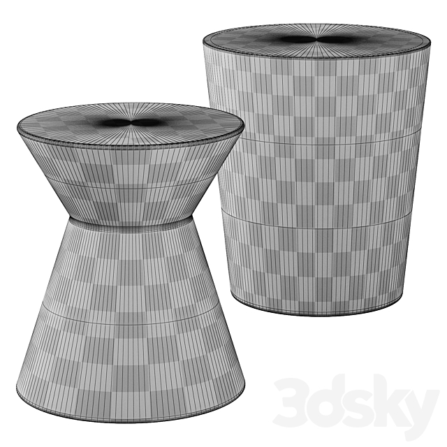 Coffee Side Tables by Sunpan 3DSMax File - thumbnail 2