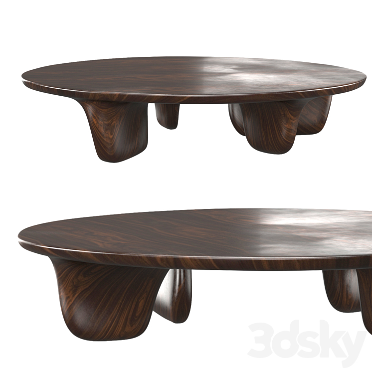 COFFEE TABLE 102 3DS Max Model - thumbnail 1