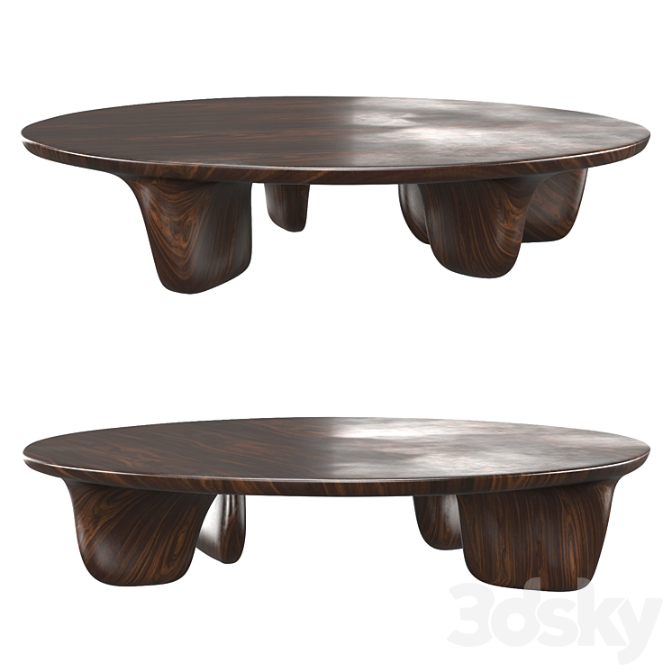 COFFEE TABLE 102 3DS Max Model - thumbnail 2