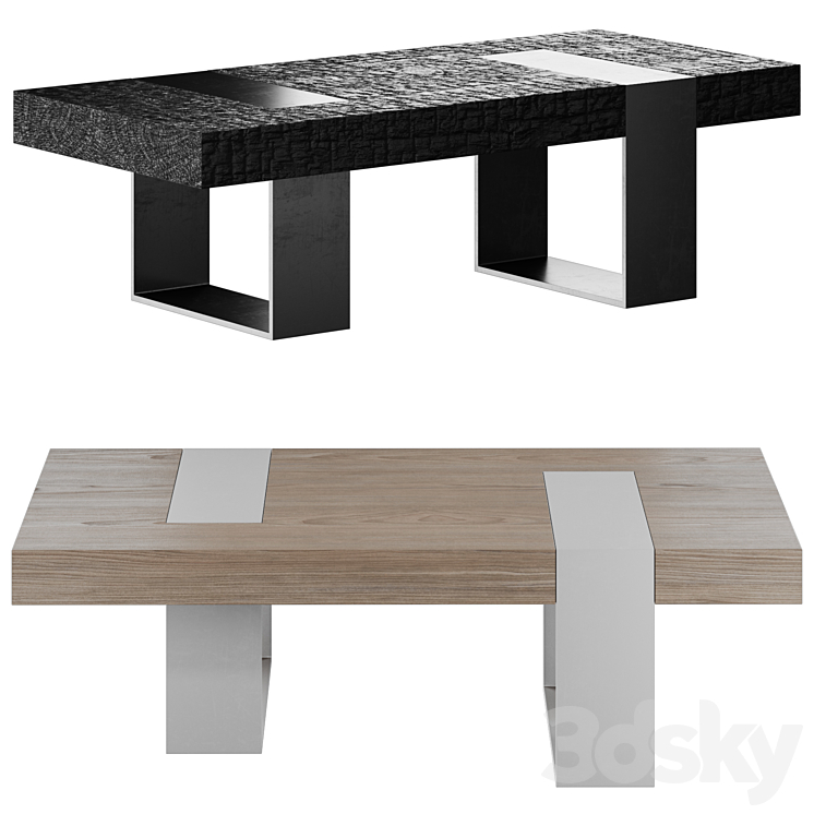 Coffee table 3DS Max Model - thumbnail 1