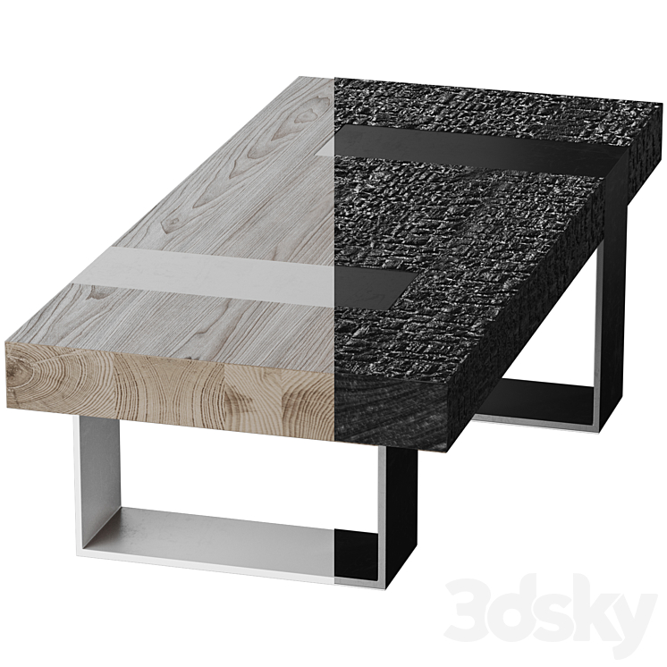 Coffee table 3DS Max Model - thumbnail 2