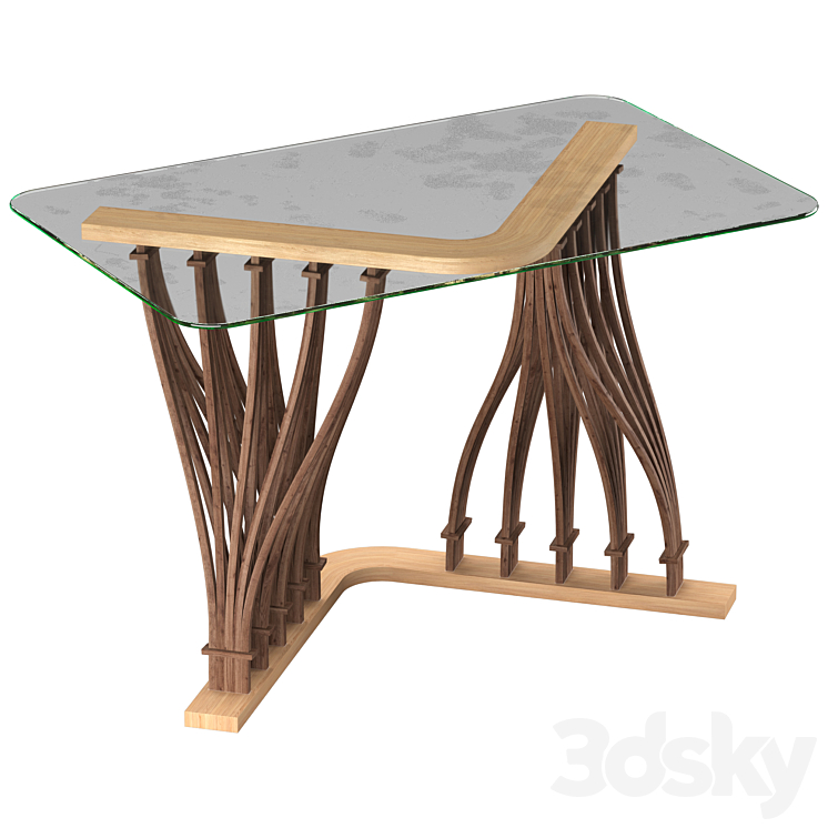 Coffee table 3DS Max - thumbnail 2