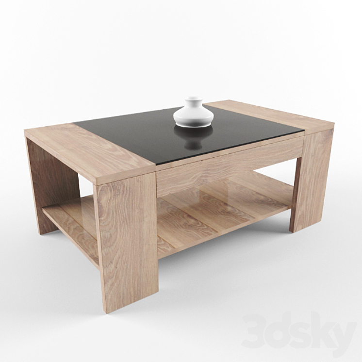 coffee table 3DS Max - thumbnail 1