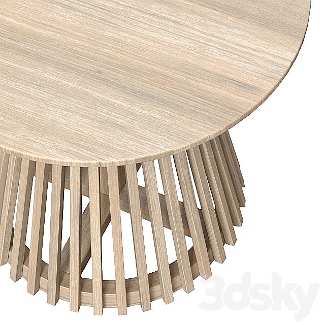 Coffee table 3DS Max Model - thumbnail 2