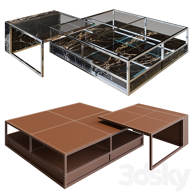 Coffee table 3DSMax File - thumbnail 1