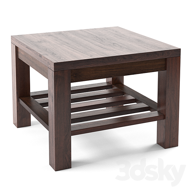 Coffee Table 3DSMax File - thumbnail 2