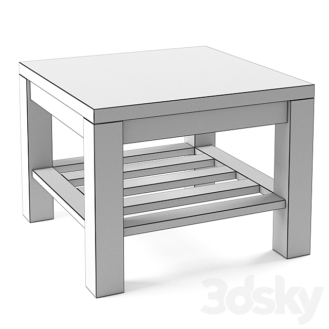 Coffee Table 3DSMax File - thumbnail 3