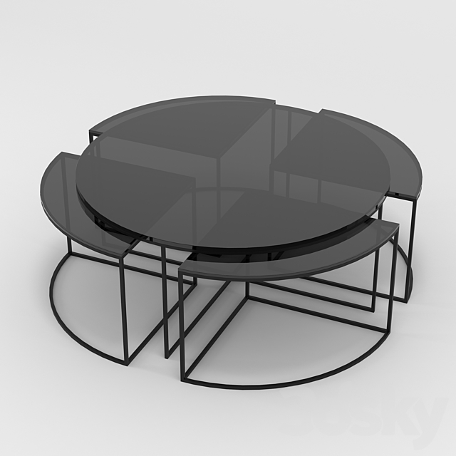 Coffee table 3DSMax File - thumbnail 1