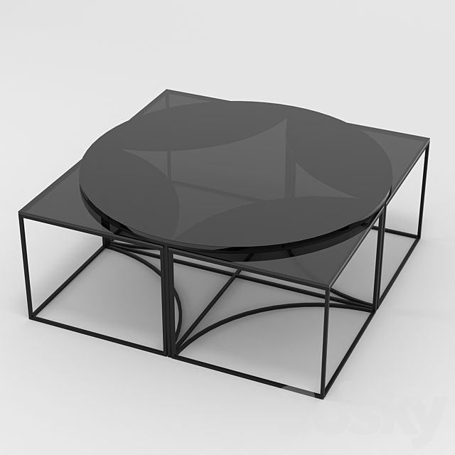 Coffee table 3DSMax File - thumbnail 2