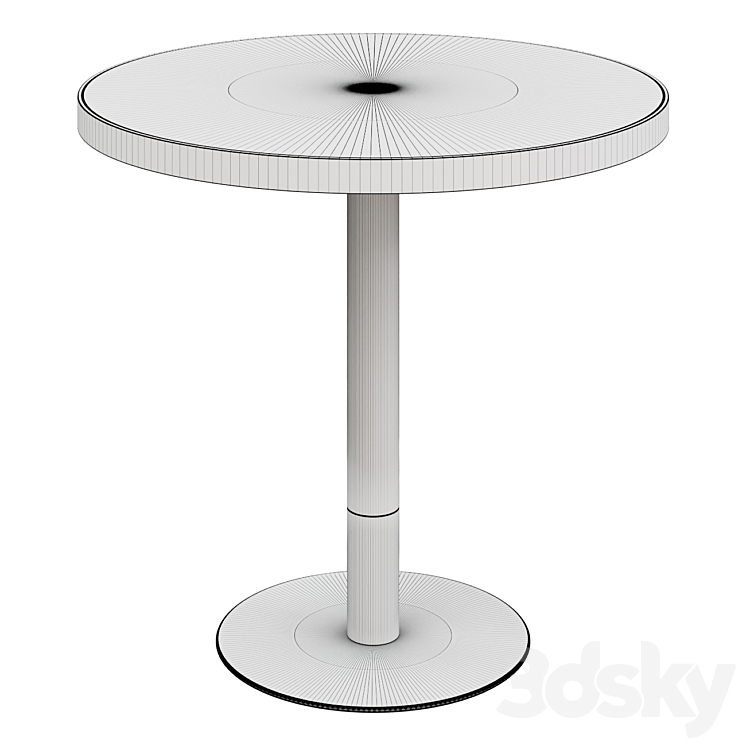 Coffee table 60830 model coffee table 3DS Max Model - thumbnail 2