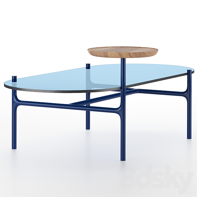 Coffee table 915 Rolf Benz 3DS Max Model - thumbnail 2