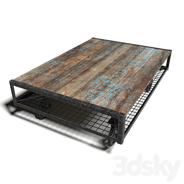 Coffee table _ Loft 3DSMax File - thumbnail 1