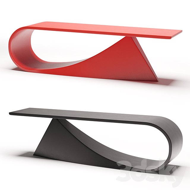 Coffee table _ sculpture Static Dynamism 3DS Max Model - thumbnail 6