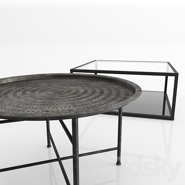 Coffee table ADALINE LaForma  Greenhill La Forma 3DS Max Model - thumbnail 2