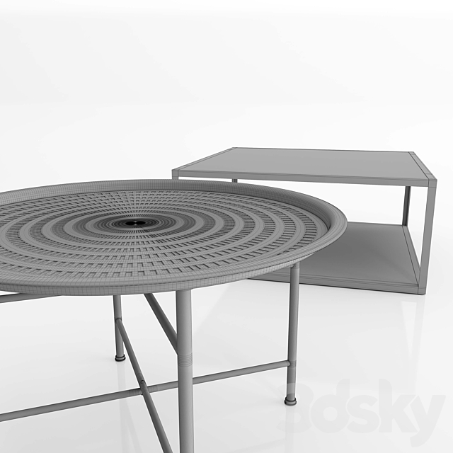 Coffee table ADALINE LaForma  Greenhill La Forma 3DS Max Model - thumbnail 3