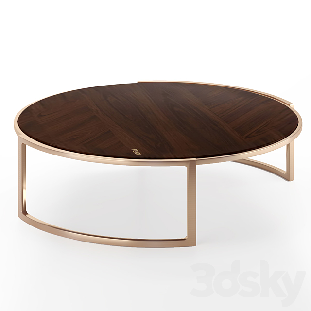 Coffee table Anya Lite Fendi Casa 3DSMax File - thumbnail 3