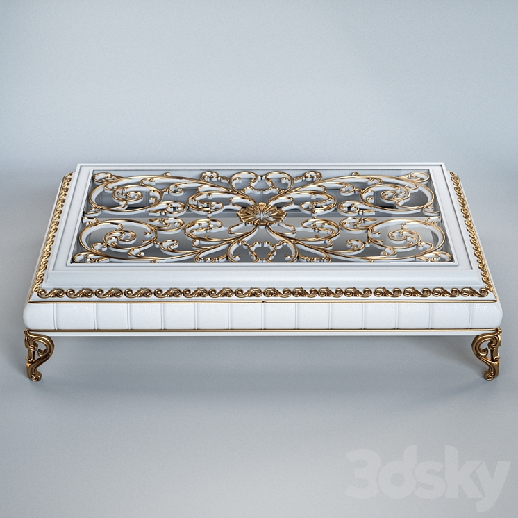 Coffee table Bakokko Group San Marco 4040T 3DS Max - thumbnail 1