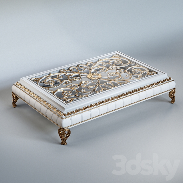 Coffee table Bakokko Group San Marco 4040T 3DSMax File - thumbnail 2