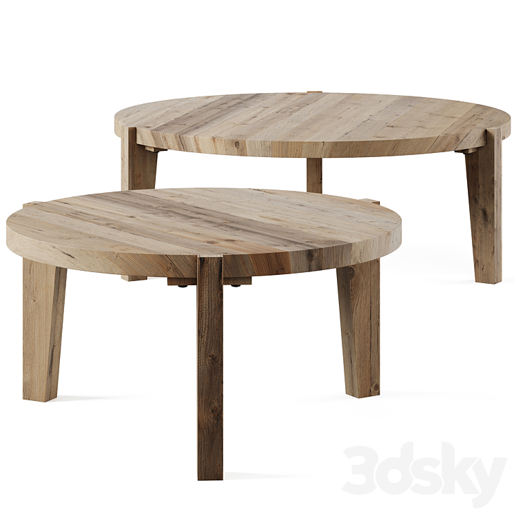 Coffee table BALI by House Doctor 3DS Max Model - thumbnail 3