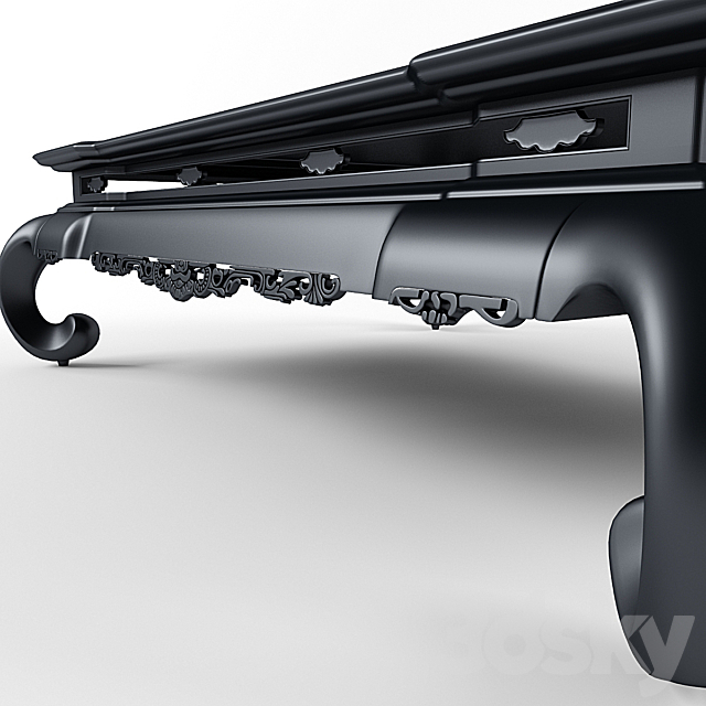 Coffee table Beekman 3DS Max Model - thumbnail 2