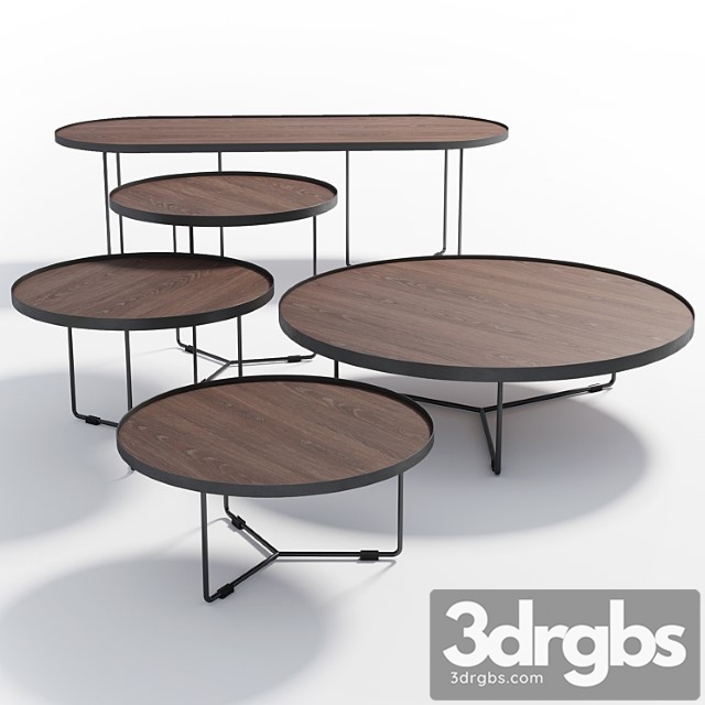 Coffee table billy wood 2 3dsmax Download - thumbnail 1