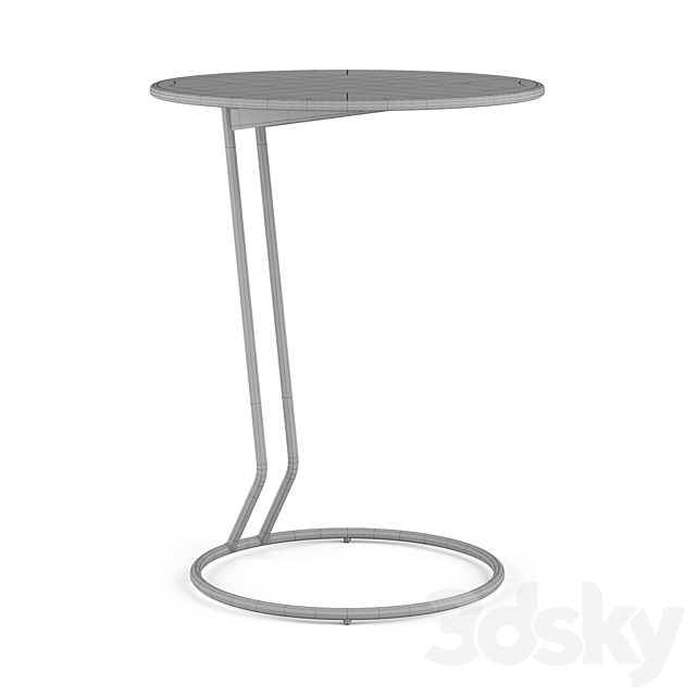 Coffee table Boggie Softline 3DS Max Model - thumbnail 3