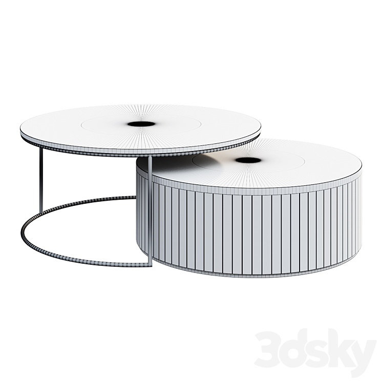 Coffee table BOLDIN coffee table 3DS Max - thumbnail 2