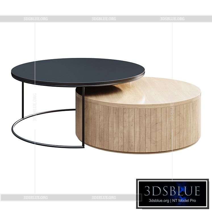 Coffee table BOLDIN coffee table 3DS Max - thumbnail 3