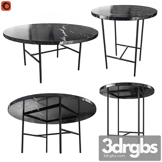 Coffee table botello la redoute 2 3dsmax Download - thumbnail 1