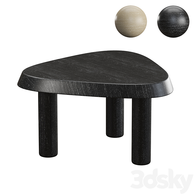 COFFEE TABLE BRIEL (Eichholtz) 3DS Max - thumbnail 1