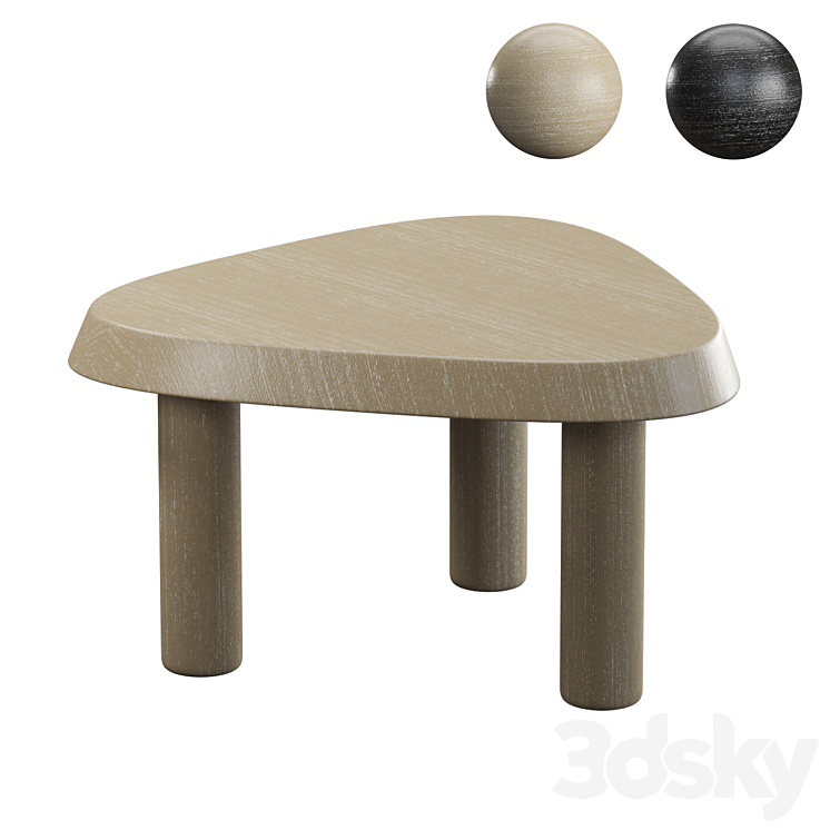 COFFEE TABLE BRIEL (Eichholtz) 3DS Max - thumbnail 2