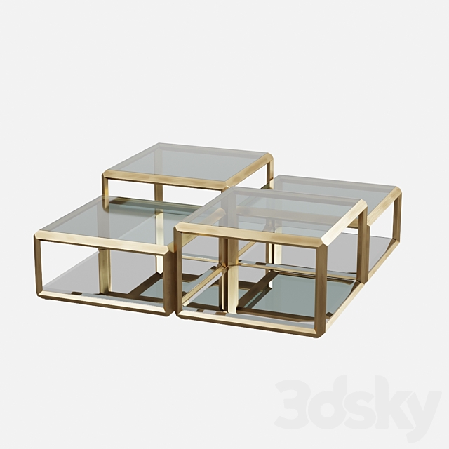 Coffee table callum 3DSMax File - thumbnail 1