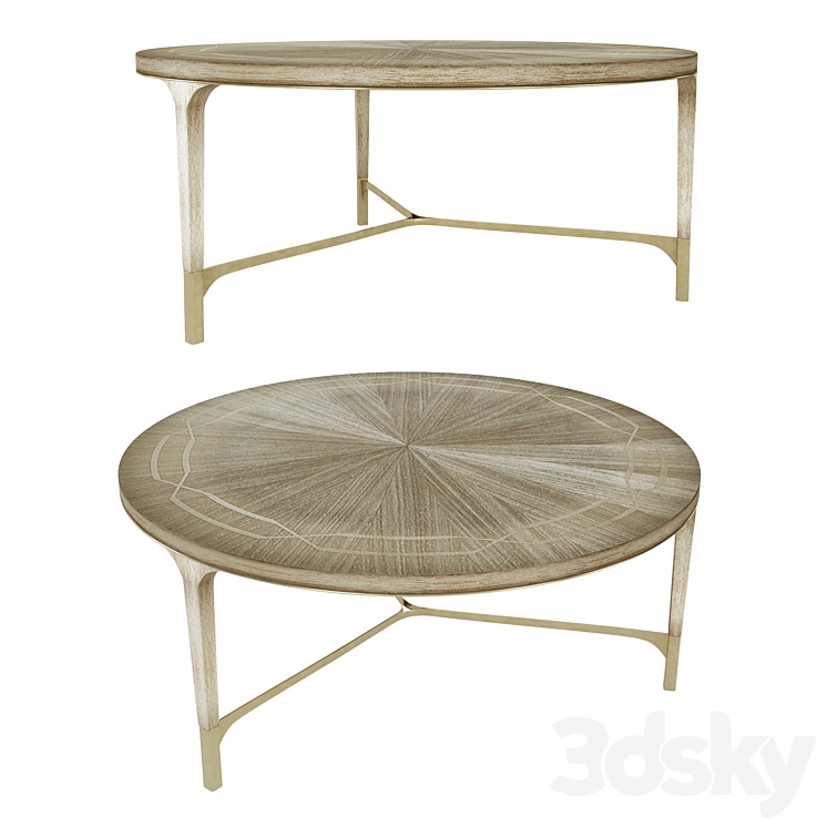 Coffee Table Caracole Piece Of Pi 3DS Max - thumbnail 1