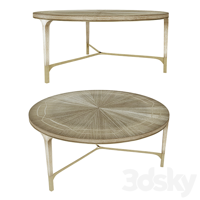 Coffee Table Caracole Piece Of Pi 3DSMax File - thumbnail 1