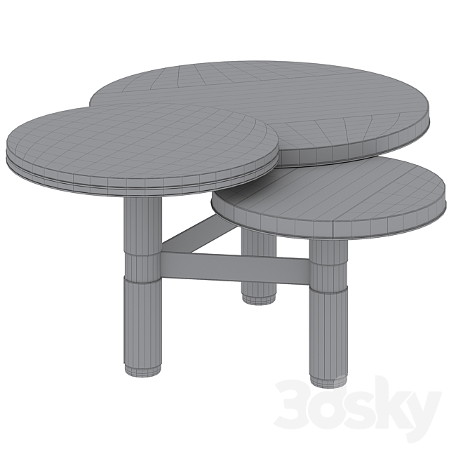 Coffee table CHARLESTON by Frato 3dsMax Model - thumbnail 5