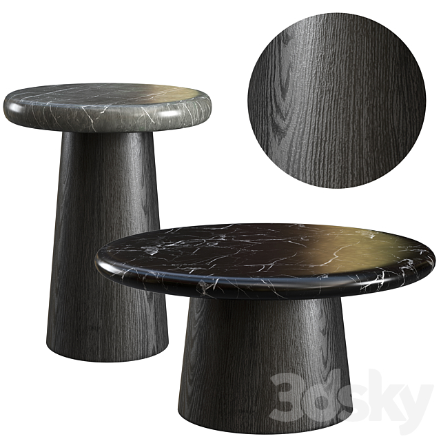 Coffee table Cosmorelax Piazza Set 3DSMax File - thumbnail 1