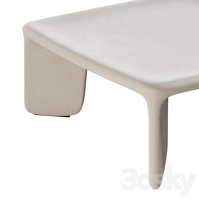 Coffee table Dante 3DS Max Model - thumbnail 2