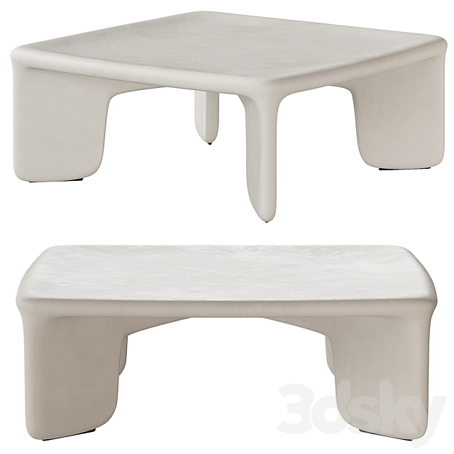 Coffee table Dante 3dsMax Model - thumbnail 1