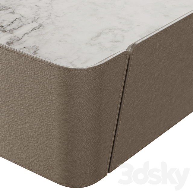 Coffee table Dario 3DS Max Model - thumbnail 2