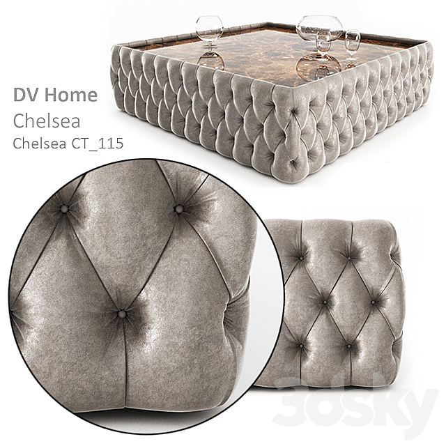 Coffee table DV Home Chelsea – Chelsea CT_115 3DSMax File - thumbnail 2