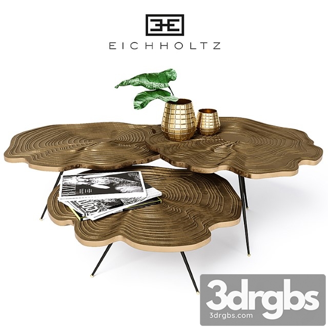 Coffee table eichholtz 2 3dsmax Download - thumbnail 1