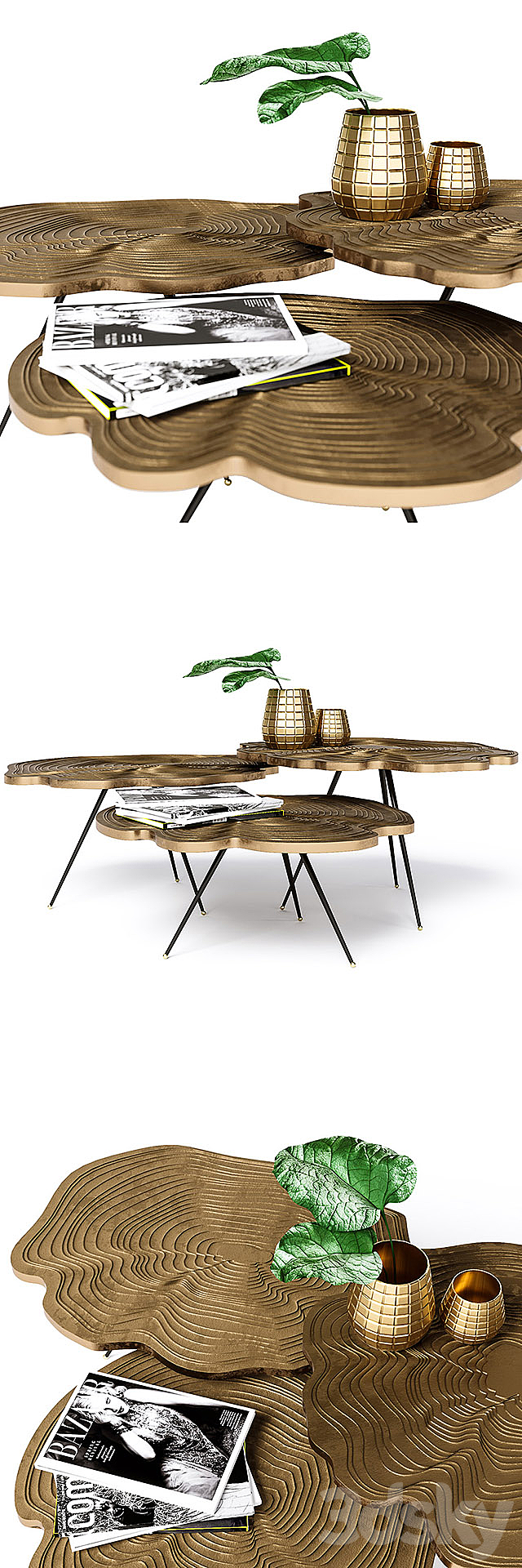 Coffee table eichholtz 3DSMax File - thumbnail 2