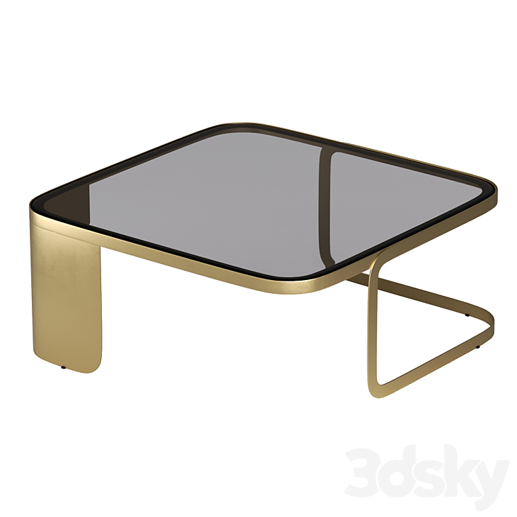 Coffee table Eichholtz Numa 3DS Max Model - thumbnail 1